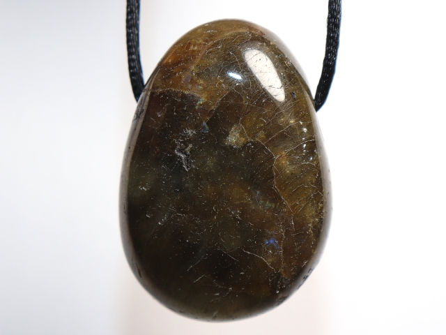 Labradorit mit Band oder Silber 925