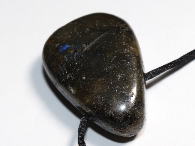 labradorite with cord or silver 925