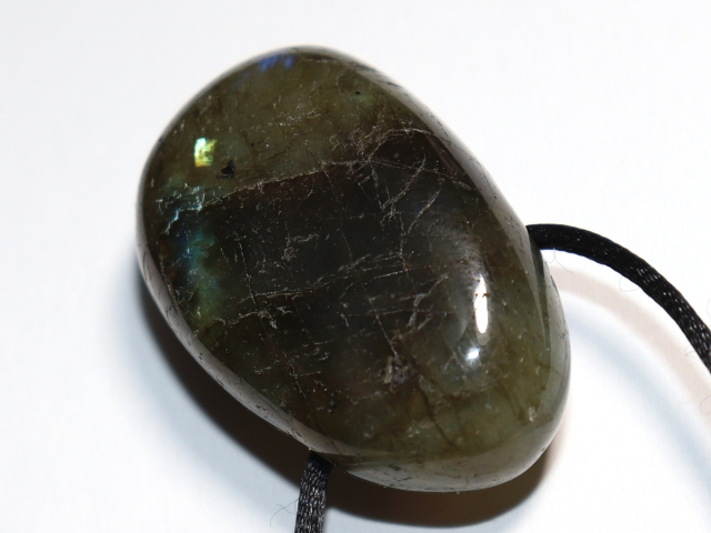 labradorite with cord or silver 925