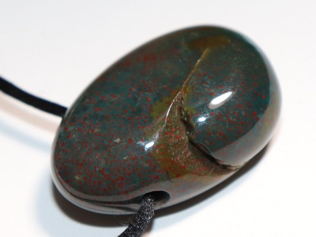 heliotrope with cord or silver 925