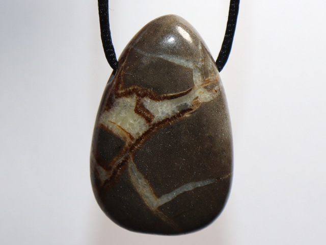 septaria with cord or silver 925