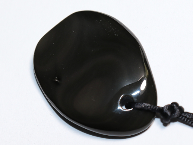 Regenbogenobsidian mit Band