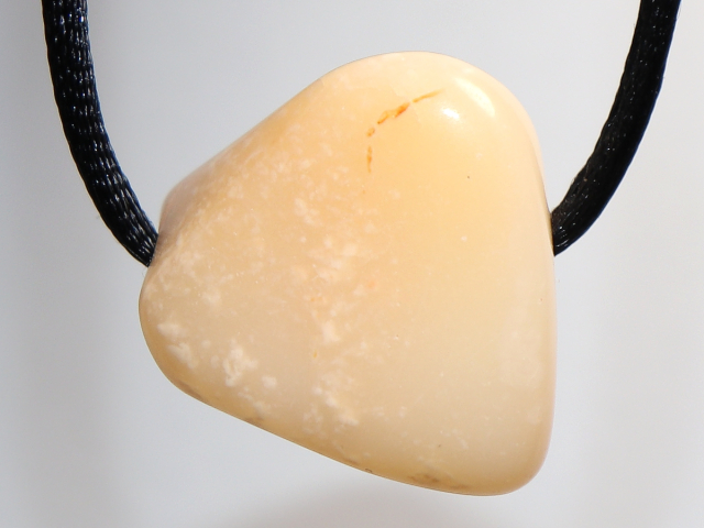 fire opal with cord or silver 925