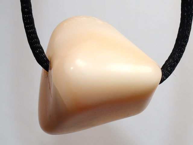 fire opal with cord or silver 925