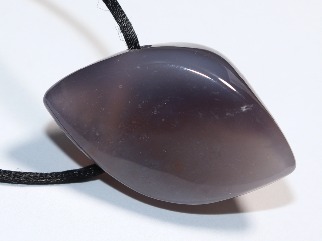 eye agate (sardonyx) with cord or silver 925
