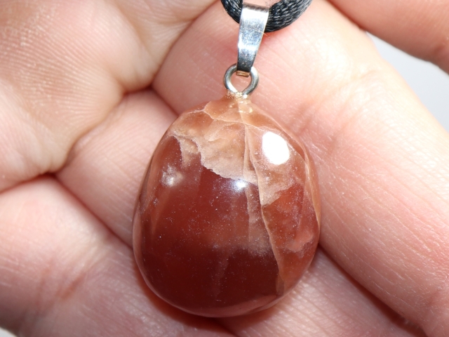 Rhodochrosit mit Band oder Silber 925