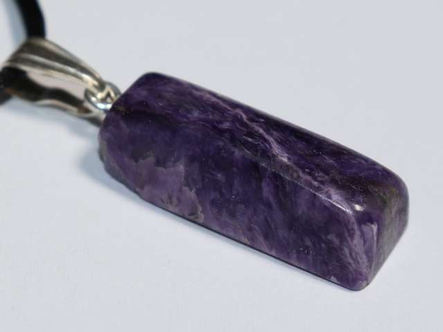 Charoit mit Band oder Silber 925