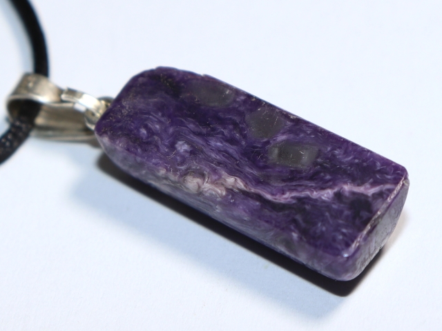 Charoit mit Band oder Silber 925