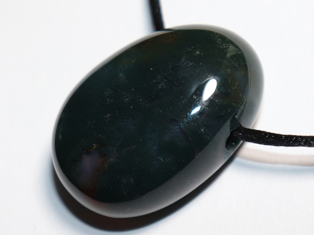 Moosachat mit Band oder Silber 925