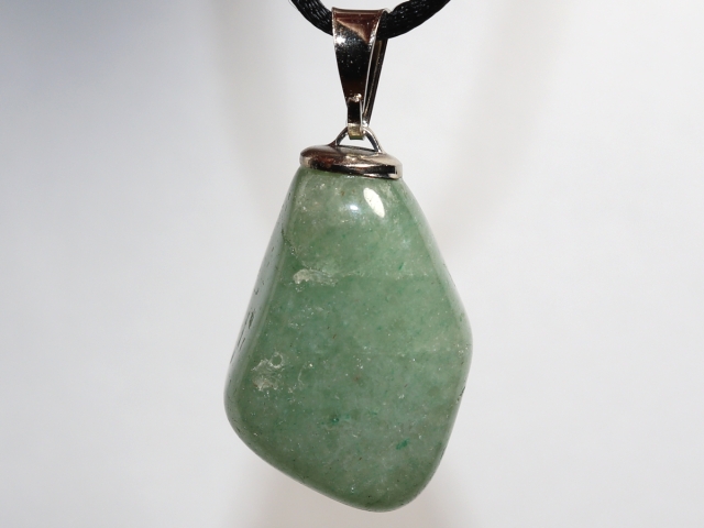 aventurine with cord or silver 925