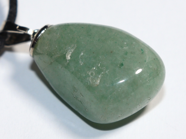 aventurine with cord or silver 925