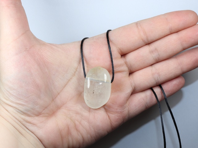 Topas mit Band oder Silber 925