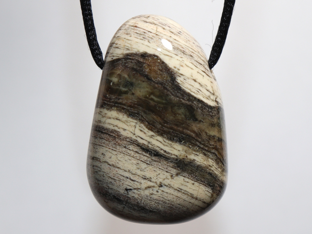 silverleaf jasper with cord or silver 925
