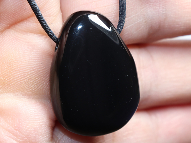 Regenbogenobsidian mit Band oder Silber 925