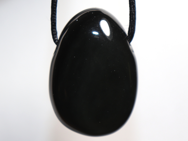 Preview: Regenbogenobsidian mit Band oder Silber 925