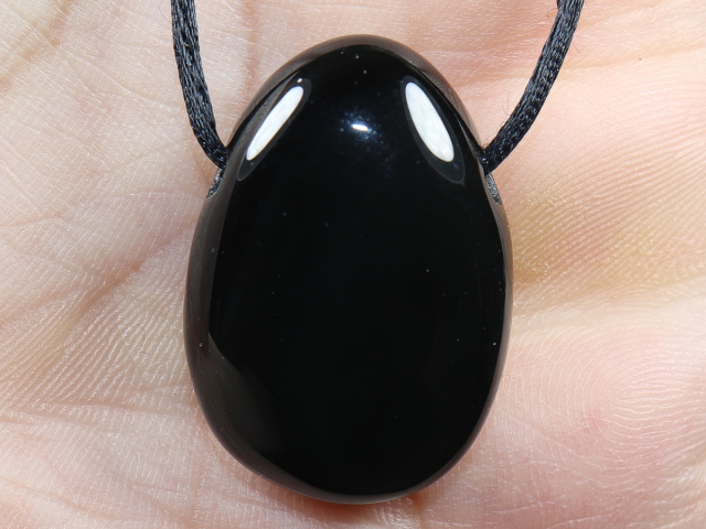 Regenbogenobsidian mit Band oder Silber 925