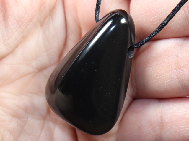 Regenbogenobsidian mit Band oder Silber 925