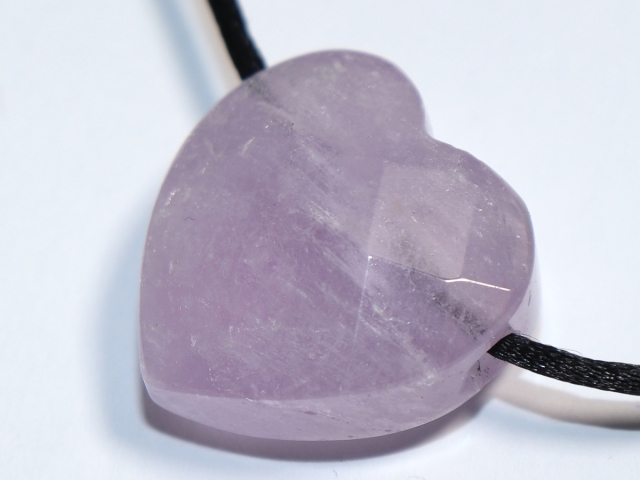 amethyst with cord or silver 925