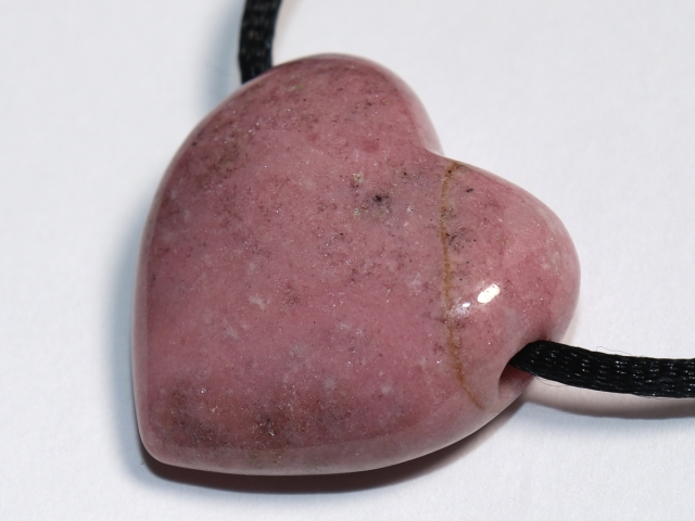 Rhodonit mit Band oder Silber 925