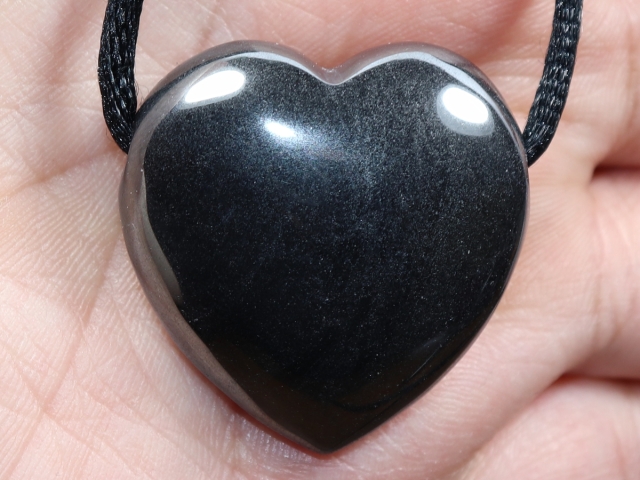 hematite with nylon cord