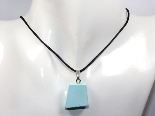 turquoise with cord or silver 925