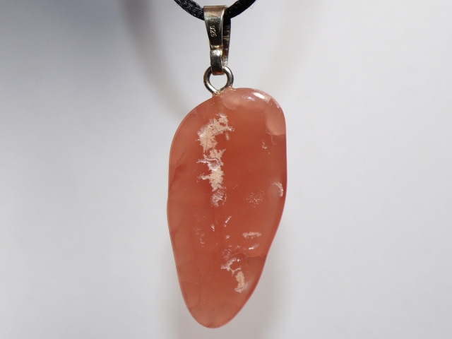 Rhodochrosit mit Band oder Silber 925
