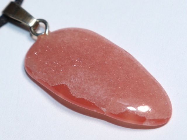 Rhodochrosit mit Band oder Silber 925