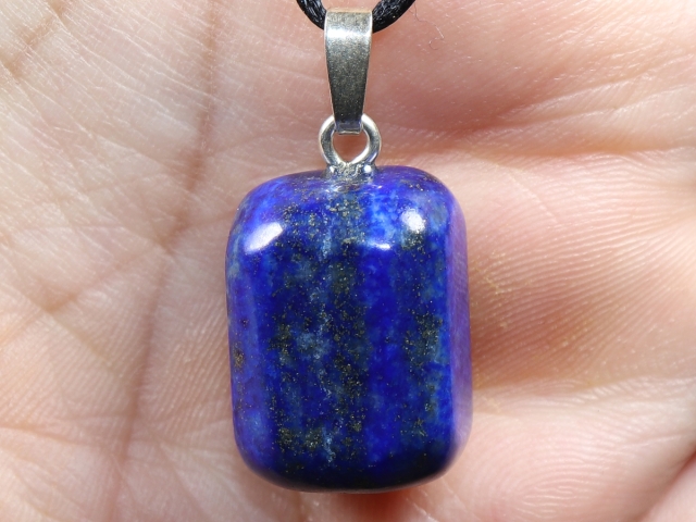 Lapislazuli mit Band oder Silber 925