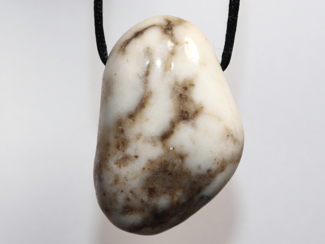 howlite with cord or silver 925