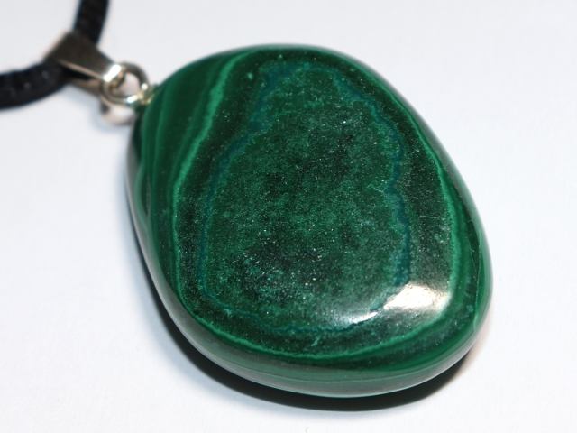 Malachit mit Band oder Silber 925