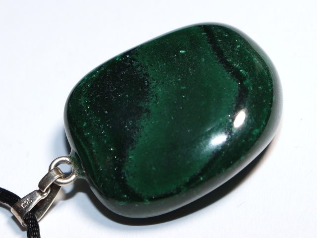 Malachit mit Band oder Silber 925