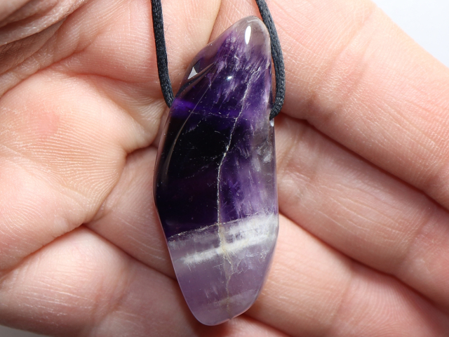 Amethyst mit Band oder Silber 925