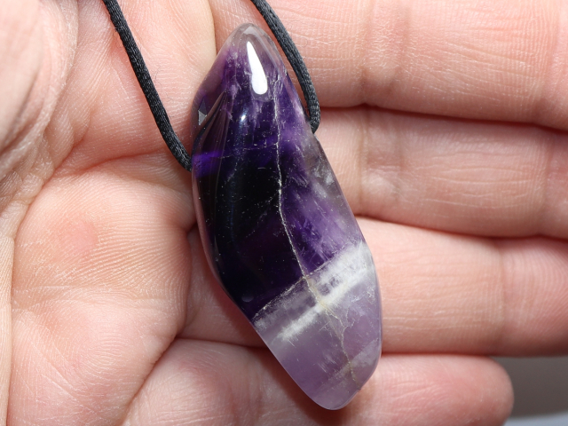 Amethyst mit Band oder Silber 925