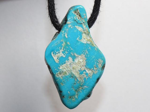 Preview: turquoise with cord or silver 925