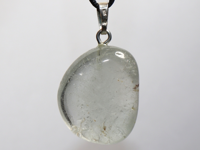topaz with cord or silver 925