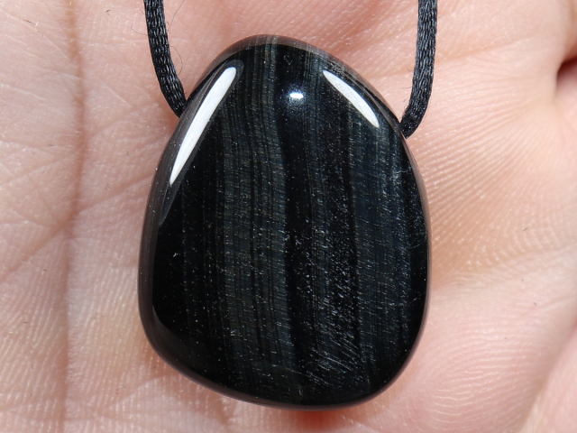 Falkenauge mit Band oder Silber 925