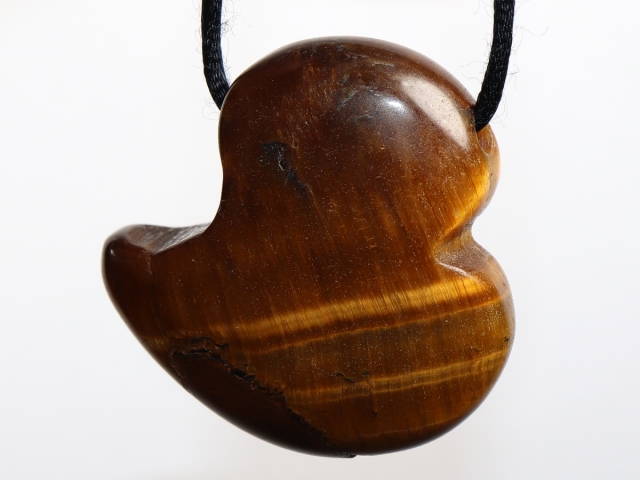 tiger's eye with cord or silver 925