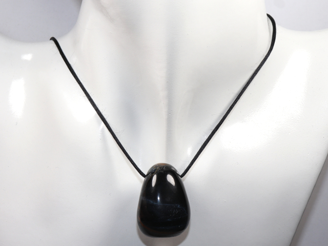 Preview: Falkenauge mit Tigerauge mit Band oder Silber 925