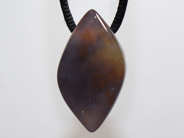 eye agate (sardonyx) with cord or silver 925