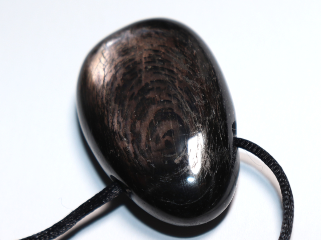 Hypersthen mit Band oder Silber 925