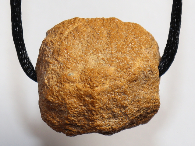 gelber Jaspis mit Band oder Silber 925