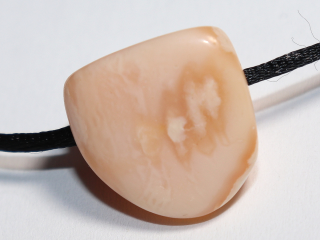 fire opal with cord or silver 925