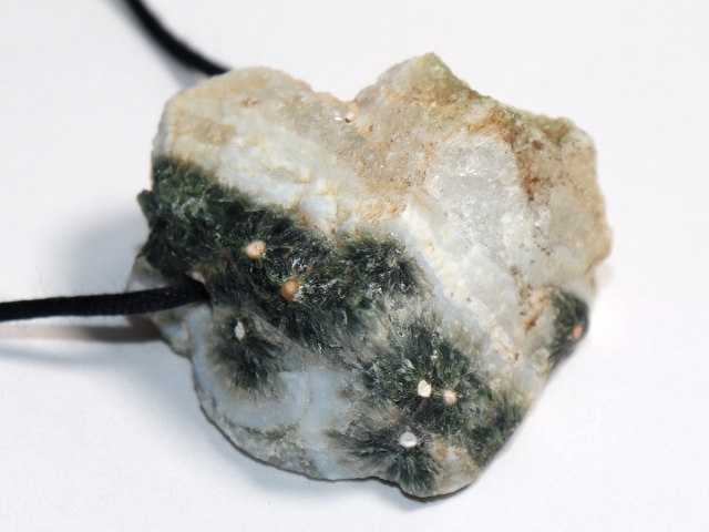 ocean jasper with cord or silver 925