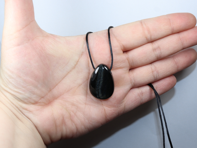 Falkenauge mit Band oder Silber 925