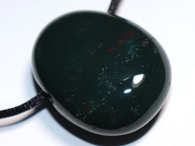 Heliotrop mit Band oder Silber 925