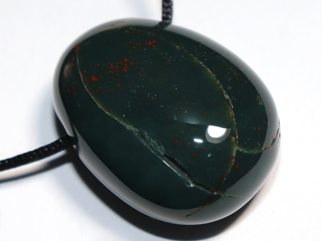 Heliotrop mit Band oder Silber 925