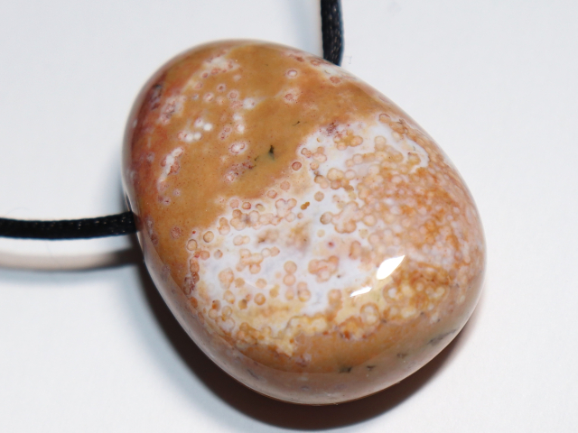 Preview: Ozeanjaspis mit Band oder Silber 925