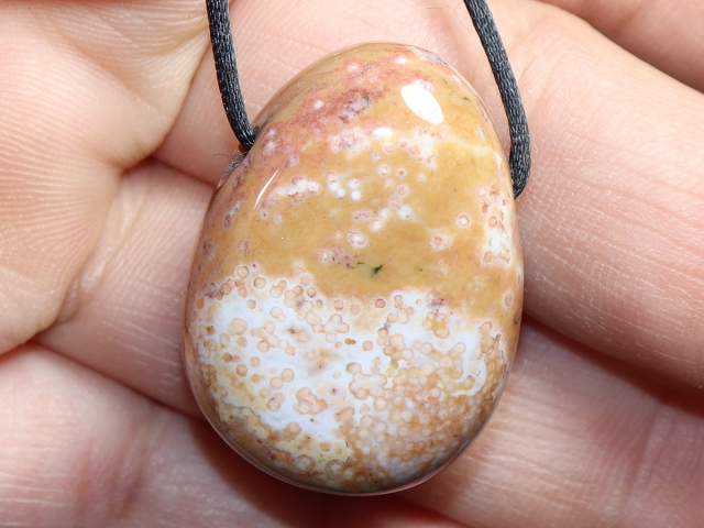 Ozeanjaspis mit Band oder Silber 925