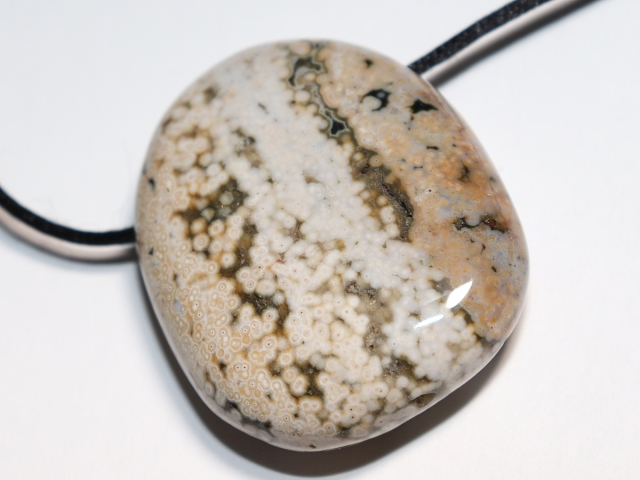 Ozeanjaspis mit Band oder Silber 925