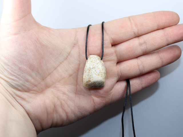 picture jasper with cord or silver 925